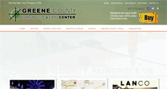 Desktop Screenshot of greenecountyfairgrounds.com